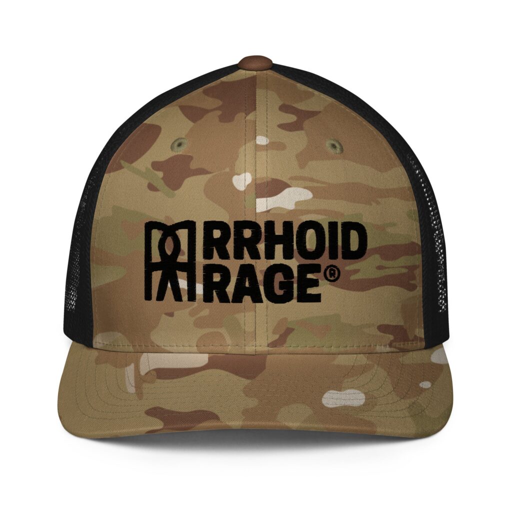 Rrhoid Rage Camo Trucker Hat